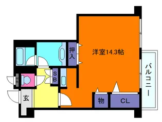 ルーア芦屋【2階】の間取り