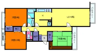 シュネルパークレジデンス【1階】の間取り