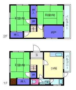 兵庫県神戸市東灘区岡本8丁目【一戸建】の間取り