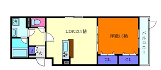 ソレイエール【2階】の間取り