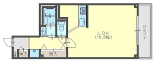 プレコートオカダ【601号室号室】の間取り