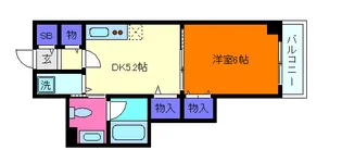 エスペランサ御影Ⅱ【4階】の間取り