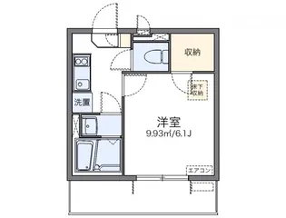 レオネクスト苅藻Ⅱ【102号室】の間取り