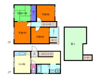 クラモトマンション【202号室】の間取り