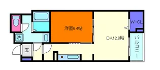 グランヴィル芦屋西【2階】の間取り