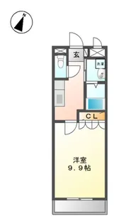 ラ・プレイリー【2階】の間取り