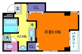 コート向森【2階】の間取り