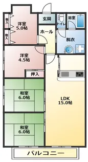 4LDKの間取り画像
