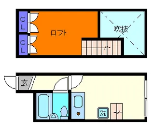 岡本甲南ビル【3階】の間取り
