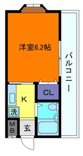 merci森恵【3階】の間取り