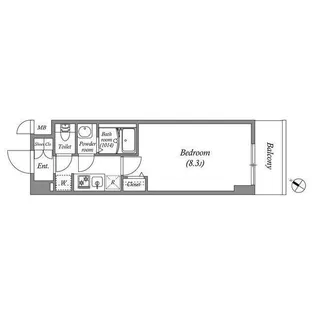 ファーストフィオーレ東灘【0203号室】の間取り