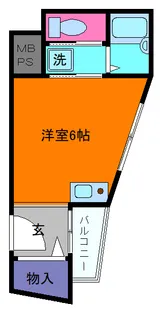 フェニックスコート御影【2階】の間取り