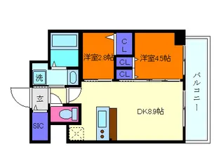 ファーストフィオーレ東灘【7階】の間取り