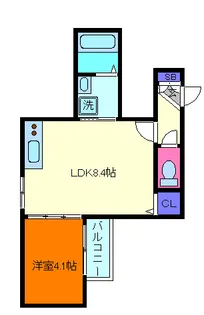 CASA ESPERANZA【2階】の間取り