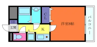 ドール魚崎【5階】の間取り