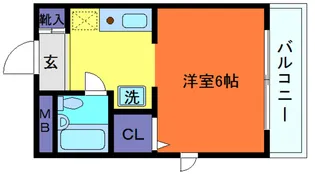 兵庫県神戸市東灘区御影本町4丁目【マンション】の間取り