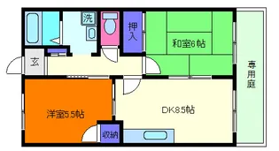 オオギハウス【1階】の間取り