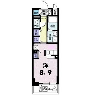 クロシェットⅠ【5階】の間取り