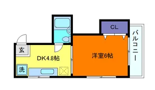 メインステージ弓木町【3階】の間取り