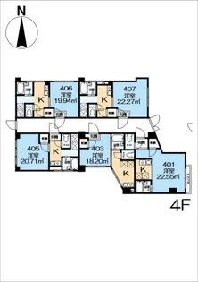 シャトー篠原台【4階】の間取り
