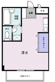 アクシス北青木【1階】の間取り