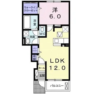 グランツ Ⅲ【1階】の間取り