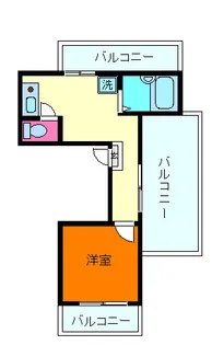 アメニティ東神戸【4階】の間取り