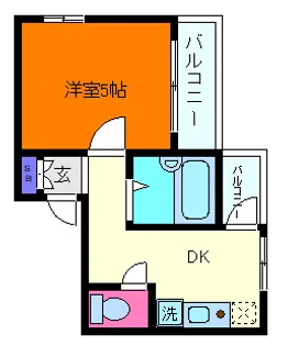アメニティ東神戸【3階】の間取り