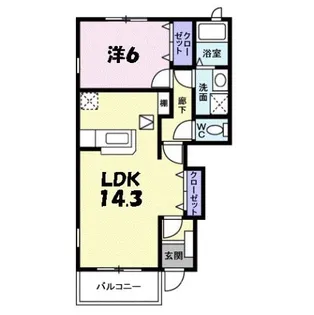 インテックス北神戸【1階】の間取り