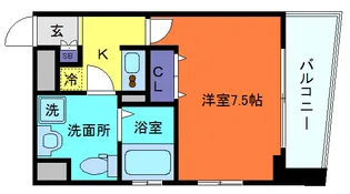 Dolce Vita 王子公園【8階】の間取り