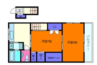 KISHIMOTO HAITU【2階】の間取り