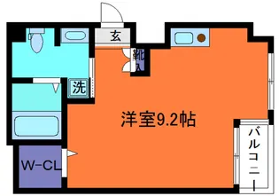 クラウンシティ本山【5階】の間取り