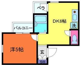 アメニティ東神戸【3階】の間取り