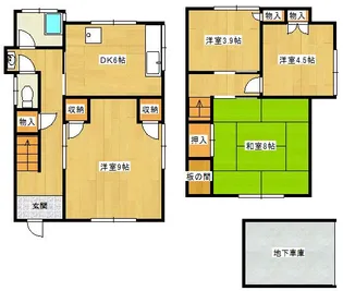 兵庫県神戸市長田区大日丘町1丁目【一戸建】の間取り