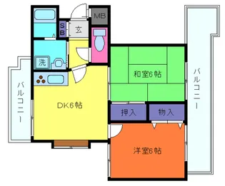アーバンヴィッセル【3階】の間取り