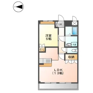EAST135.22【1階】の間取り