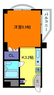 サンクラッソ阪急六甲駅前EAST【4階】の間取り
