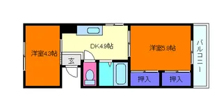 BALOH KONAN【4階】の間取り