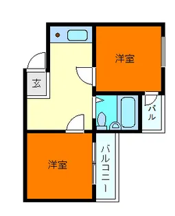 アメニティ東神戸【3階】の間取り