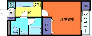 ジークレフ王子【4階】の間取り