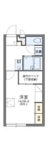 レオパレス六甲北二番館【102号室】の間取り