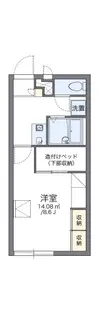 レオパレスM−1【102号室】の間取り