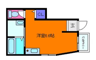 本山北町ハイツ【1階】の間取り