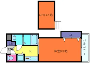 メトロポリタン【3階】の間取り