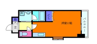 シャトー御影山手【2階】の間取り