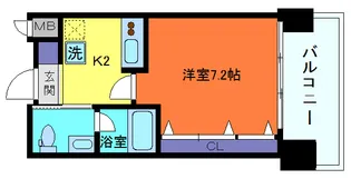 W.O.B.ROKKOHMICHI【5階】の間取り