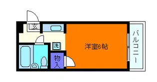 アメニティハイツ大原【1階】の間取り