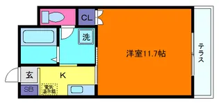 アビターレ王子公園【1階】の間取り
