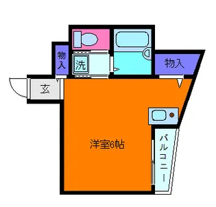 フェニックスコート御影【4階】の間取り