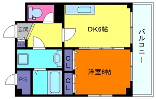 田中ハウス【2階】の間取り